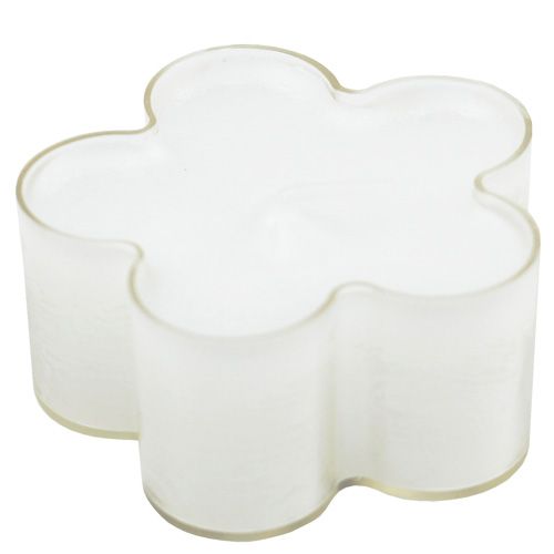 Artículo Flor blanca clara 12pcs