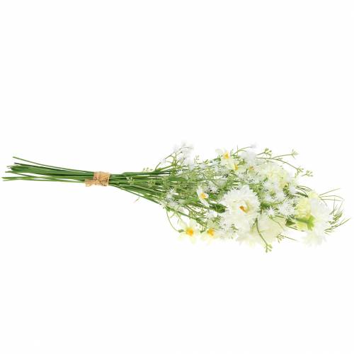 Floristik24 Ramo con áster blanco 47cm