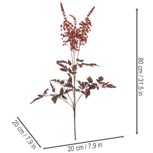 Flor artificial Astilbe de tallo largo, espléndida, 80 cm. | Floristik24.es
