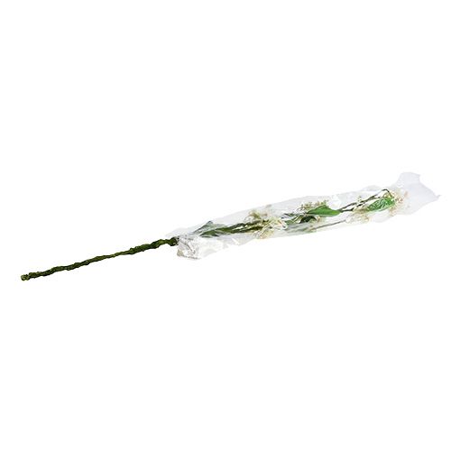 Artículo Rama de flores blanca L 65cm 1 pieza ¡Planta artificial como real!