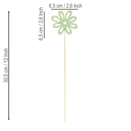 Artículo Palitos de flores decorativos para dar un toque primaveral a macetas y jarrones (16 piezas)
