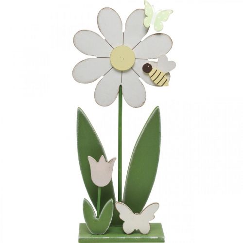 Floristik24 Flor para poner, decoración primaveral con mariposas H36.5cm