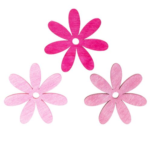 Flores decorativas como decoración dispersa para acentos estacionales creativos, 4 cm, 72 piezas