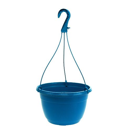 Floristik24 Cesta colgante 25cm azul