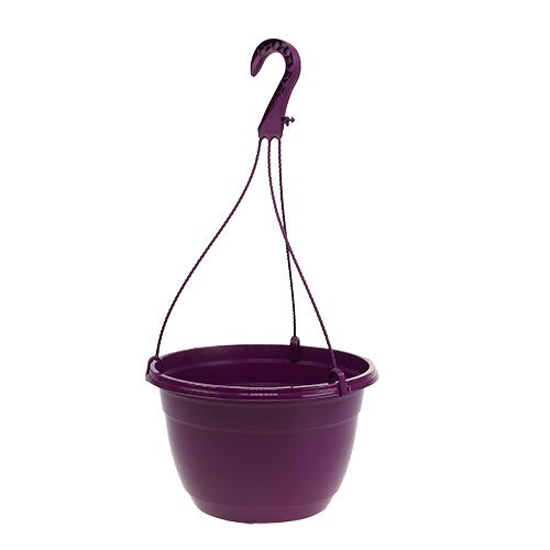 Floristik24 Cesta colgante 25cm violeta