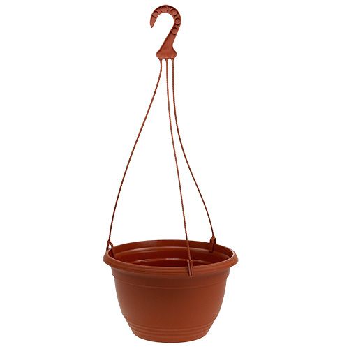 Floristik24 Cesta colgante Ø30cm terracota