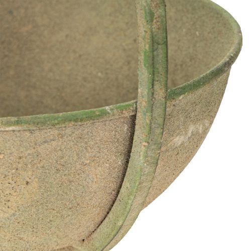 Artículo Cesta de flores, cesta colgante, jardín de decoración de metal Ø16cm H38cm