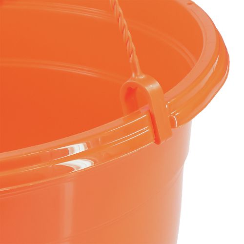 Artículo Cesta colgante macetero colgante naranja macetero Ø25cm H50cm