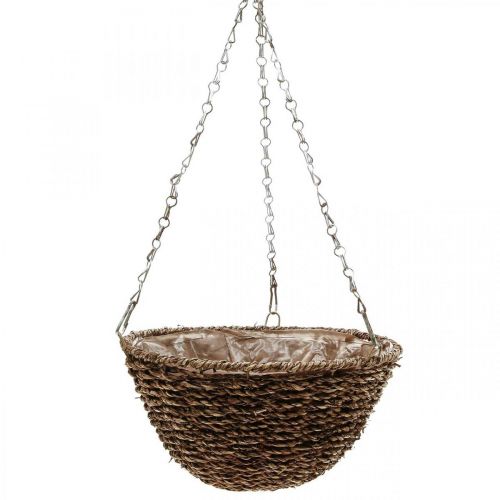 Cesta de flores cesta colgante marrón cesta colgante cesta de plantas Ø25cm