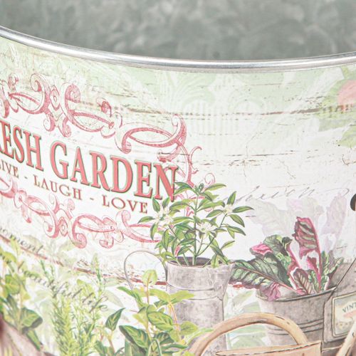 Artículo Maceta pequeña de metal Fresh Garden A16cm 2 piezas