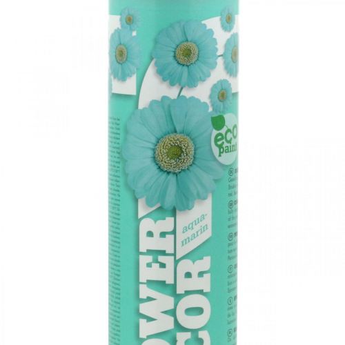 Floristik24 Spray Floral Flower Decor Spray Color Aguamarina Azul Claro 400ml