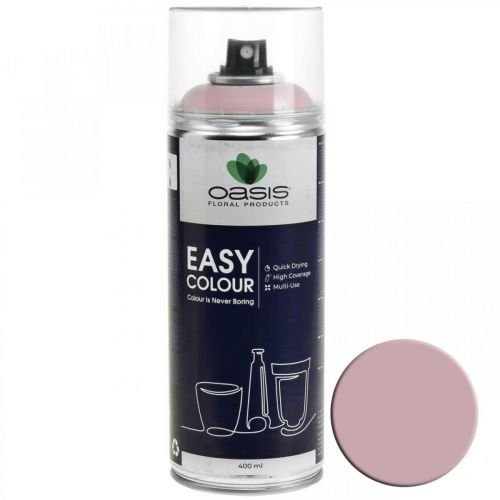 Floristik24 OASIS® Easy Color Spray, pintura en spray rosa suave 400ml