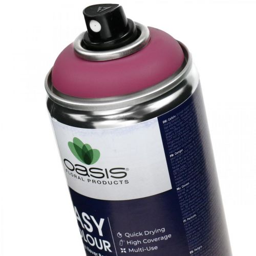 Floristik24 OASIS® Easy Color Spray, pintura en spray rosa 400ml