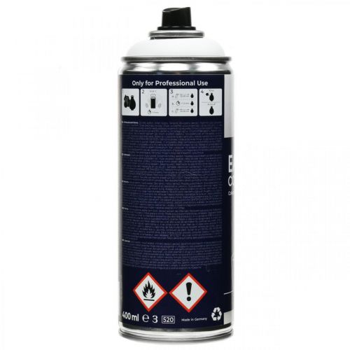 Floristik24 OASIS® Easy Color Spray, pintura en spray blanca, decoración de invierno 400ml