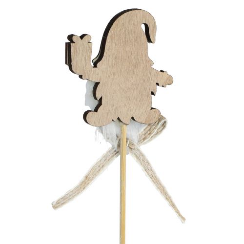 Artículo Plug flor regalo gnomo navideño 6x7cm 12uds