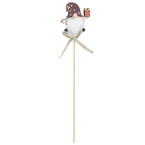 Artículo Plug flor regalo gnomo navideño 6x7cm 12uds