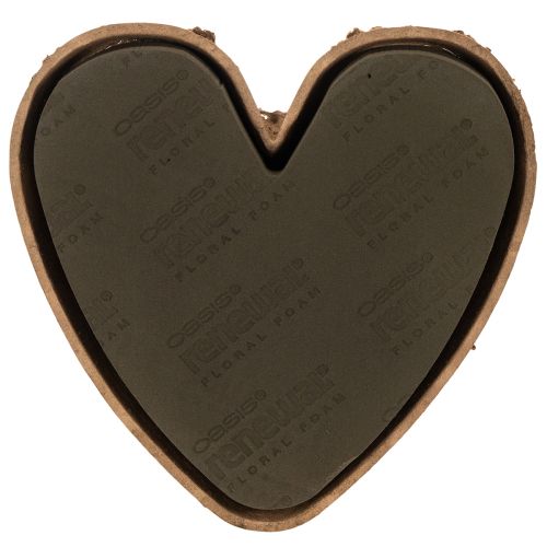 Artículo Corazón de espuma floral OASIS® Renewal® Corazón de espuma floral Biolit® 33 cm 2 unidades