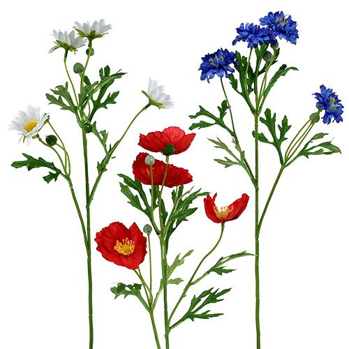 Floristik24 Ramo de flores de prado 55cm