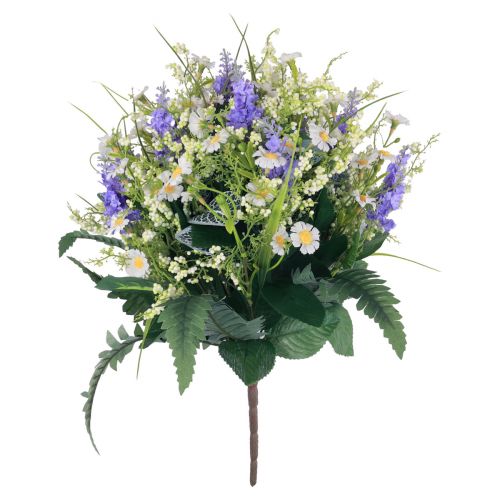 Floristik24 Flores artificiales decoración ramo de flores artificiales margaritas 40cm