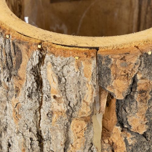 Artículo Maceta de madera espantapájaros óxido H24.5cm