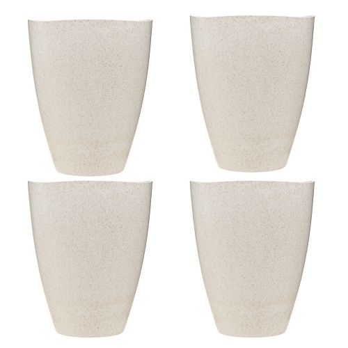 Artículo Macetero para orquídeas macetero plástico beige moteado 13,5x13cm H16,5cm 4ud