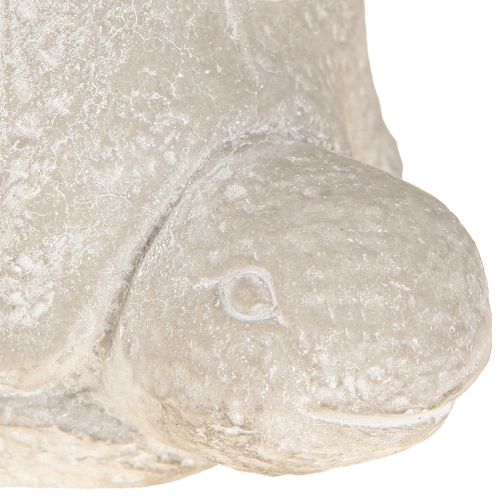 Artículo Maceta tortuga hormigón decoración gris blanco 15,5cm 2uds