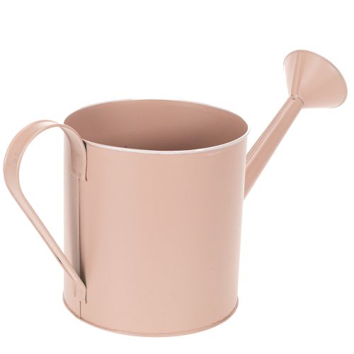 Maceta/regadera decorativa vintage, zinc rosa antiguo, Ø16,5 cm H17 cm | Floristik24.es