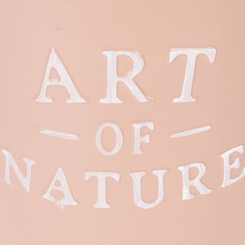 Maceta de zinc Art of Nature, rosa antigua, Ø17,5 cm H15 cm | Floristik24.es