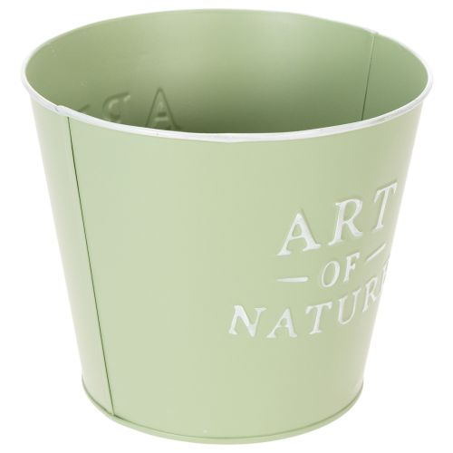 Artículo Maceta de zinc Art of Nature verde menta Ø17,5cm H15cm