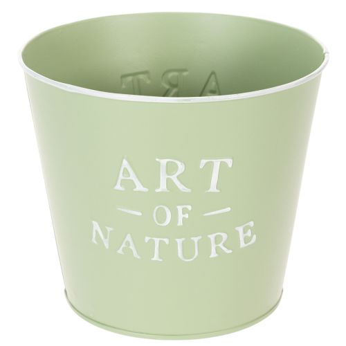 Artículo Maceta de zinc Art of Nature verde menta Ø17,5cm H15cm