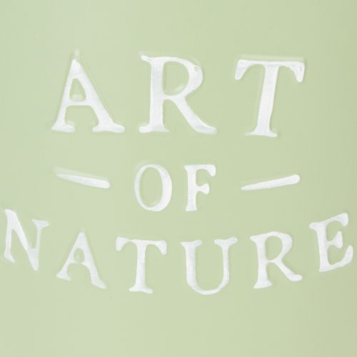 Maceta de zinc Art of Nature verde menta Ø17,5cm H15cm | Floristik24.es