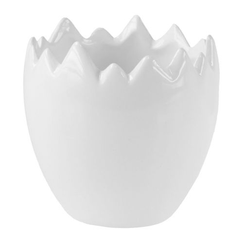 Floristik24 Maceta de cerámica macetero de clara de huevo Ø8cm H8.5cm 6 piezas