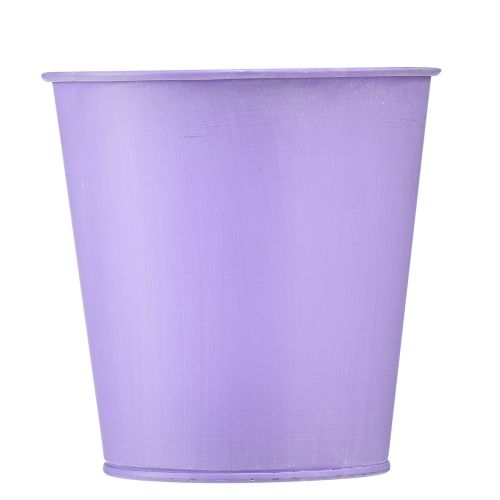 Artículo Macetero macetero de metal morado Ø11,5cm H11,5cm