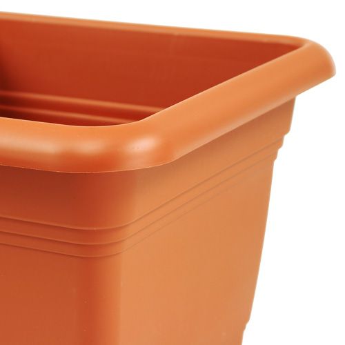 Floristik24 Maceta &quot;Nora&quot; 19cm x 19cm H15cm terracota, 1p