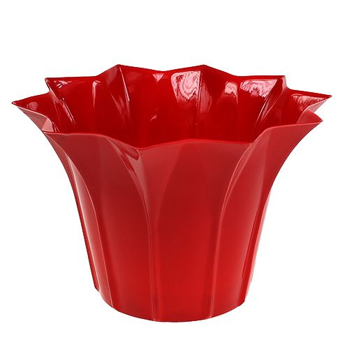 Floristik24 Maceta de plástico Ø14cm Rojo 10pcs