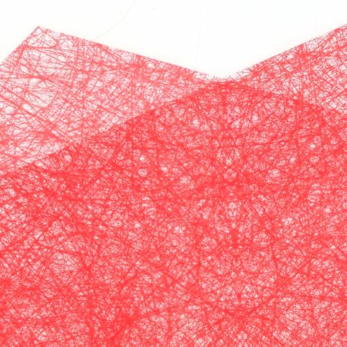 Artículo Bolsa de flores yute rojo L36cm W25cm - 12cm 50 piezas