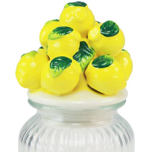 Artículo Tarro de caramelos con tapa tarro de galletas de limón Ø11cm H19cm