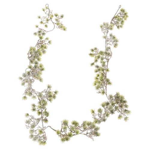 Guirnalda artificial de bonsáis, finamente cubierta de nieve, 180 cm. comprar | Floristik24.es