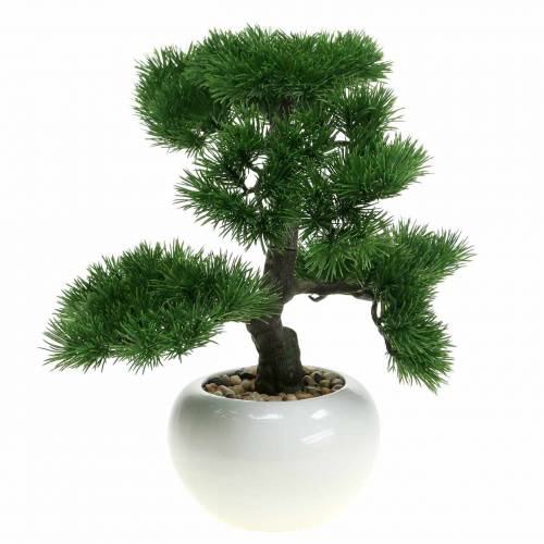 Floristik24 Árbol de los bonsais en maceta de cerámica Pino japonés artificial H36cm