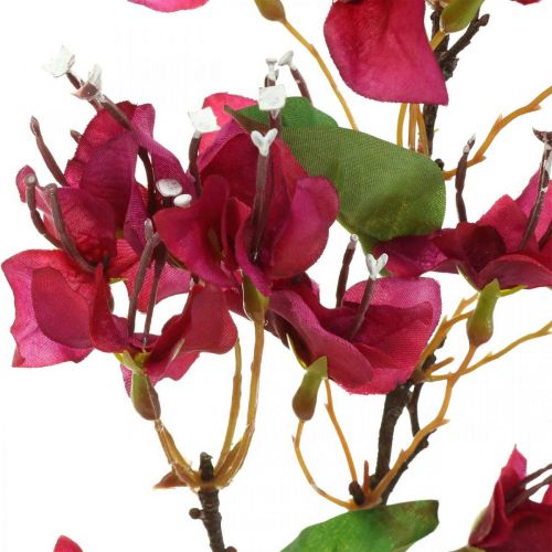 Artículo Bougainvillea flor artificial rosa Rama decorativa artificial H52cm