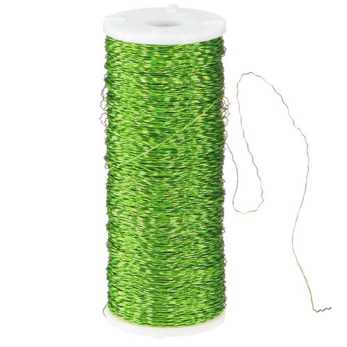 Artículo Hilo efecto caldo Ø0.30mm 100g 140m verde manzana