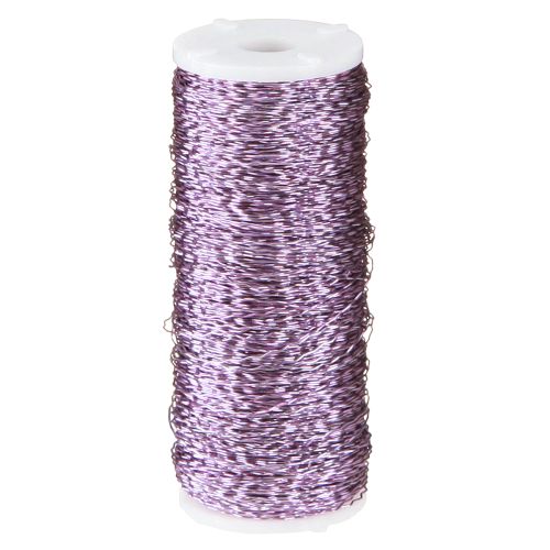 Artículo Alambre efecto caldo Ø0,30mm 100g/140m Lavanda