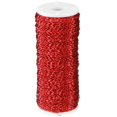 Artículo Hilo efecto caldo Ø0.30mm 100g/140m rojo