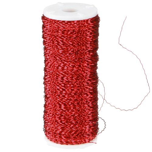 Artículo Hilo efecto caldo Ø0.30mm 100g/140m rojo