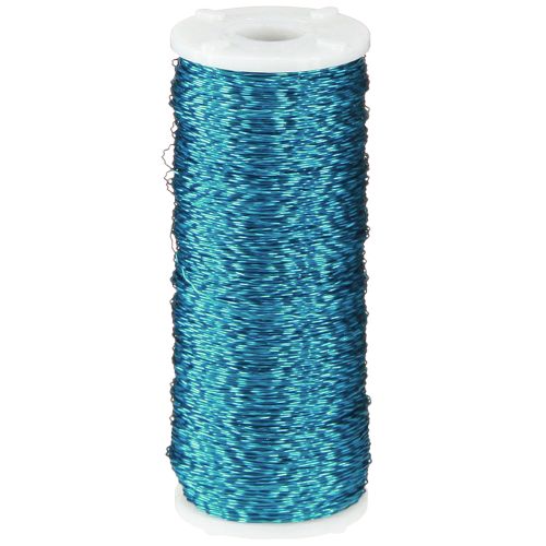 Artículo Hilo efecto caldo Ø0.30mm 100g/140m turquesa