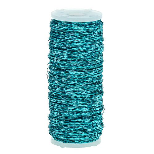 Hilo efecto caldo Ø0.30mm 100g/140m turquesa