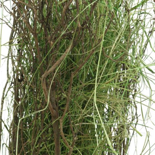 Artículo Arbusto de hierba decorativa con ramas Mechón de hierba seca 65×12cm