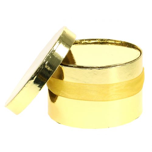 Floristik24 Jardinera oro Ø14 / 16cm 2pcs
