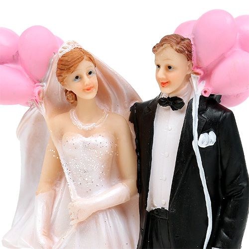 Floristik24 Novios con globos 14cm