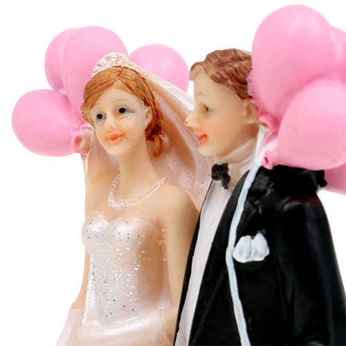 Floristik24 Novios con globos 14cm